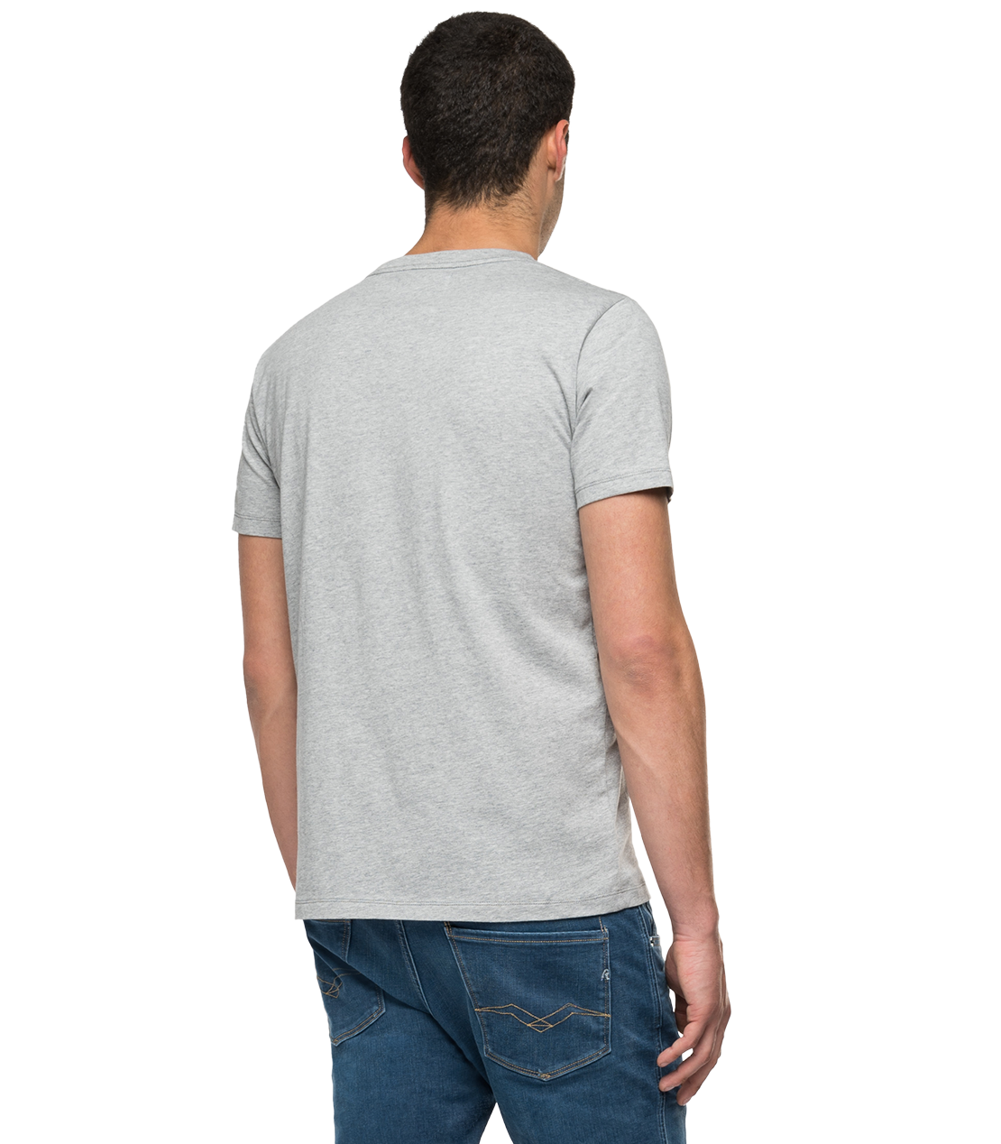 オーガニックコットン Tシャツ REPLAY FOR HUSQVARNA 詳細画像 グレーメランジ 2